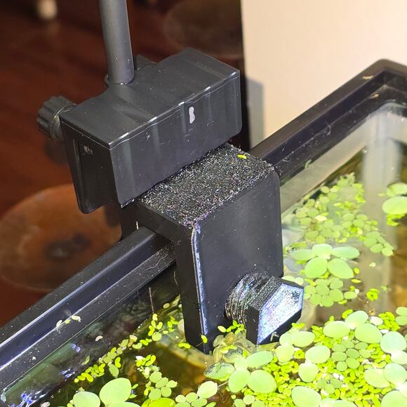 Aquarium Adjustable Clamp Light Stabilizer Extended Width For Rim Rimless Tanks - Picture 3 of 8